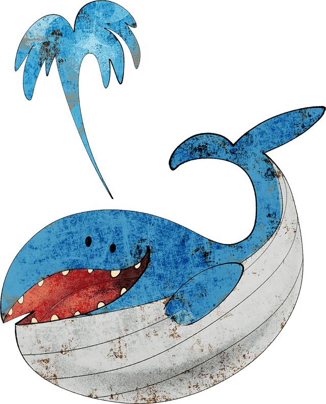 illust of whale